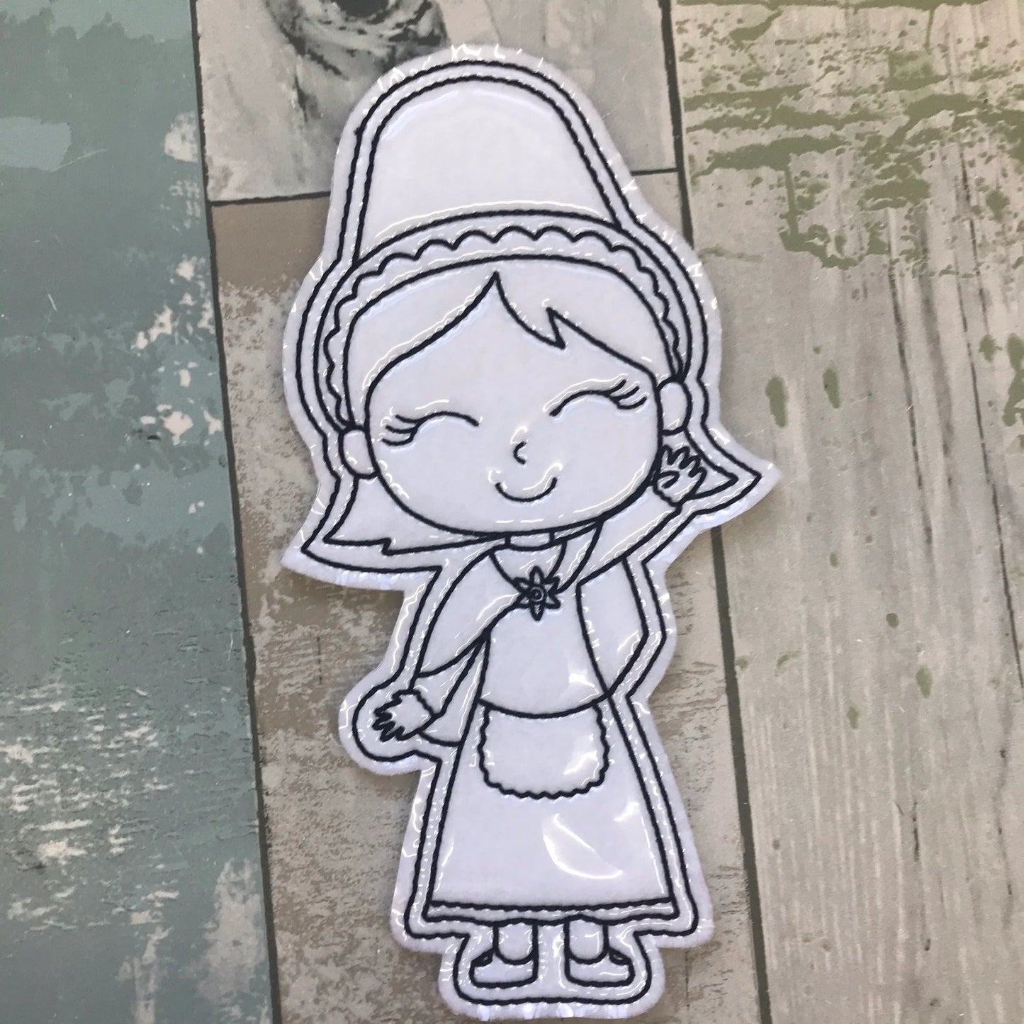 Welsh Colouring Dolls