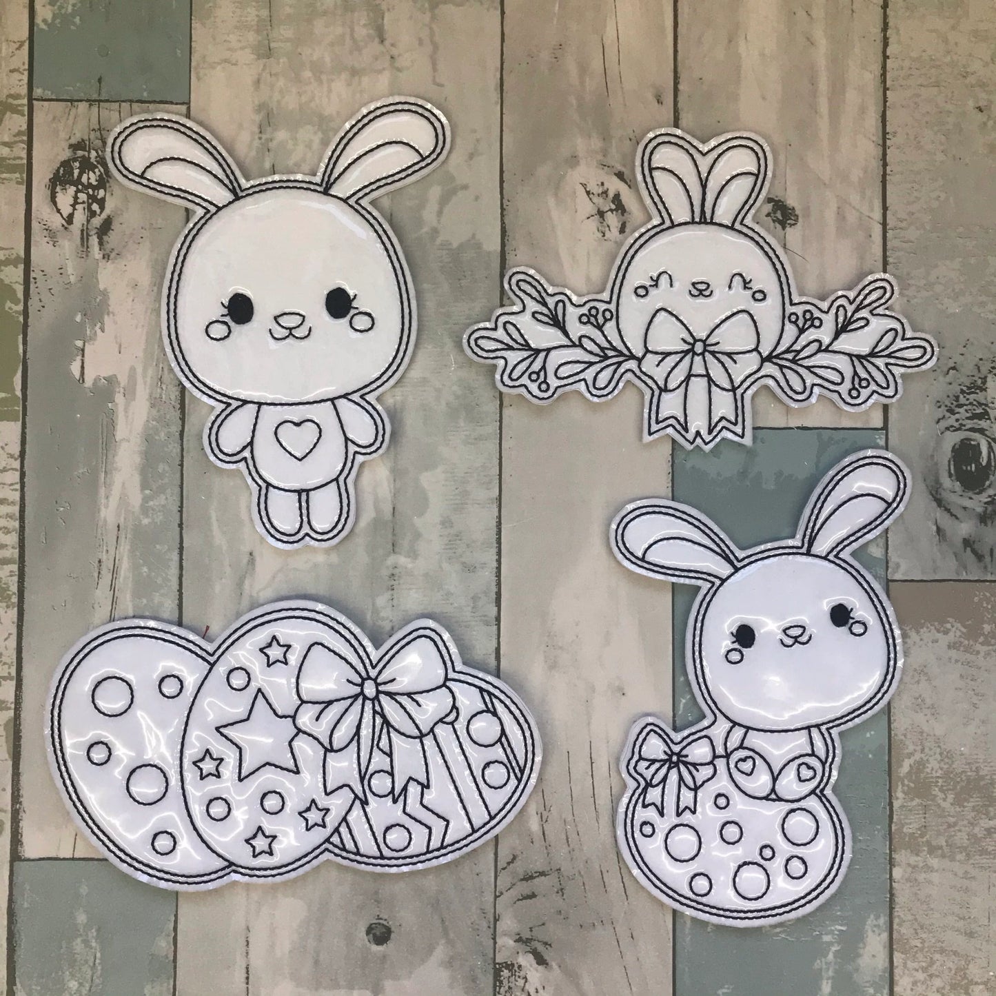 Easter Set 3 Colouring Dolls