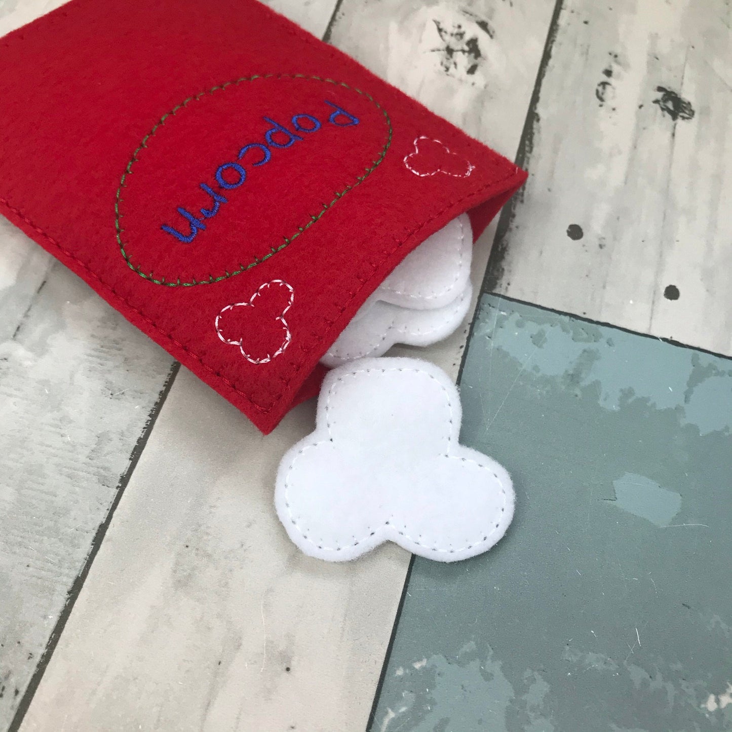 Popcorn Felt Play Food