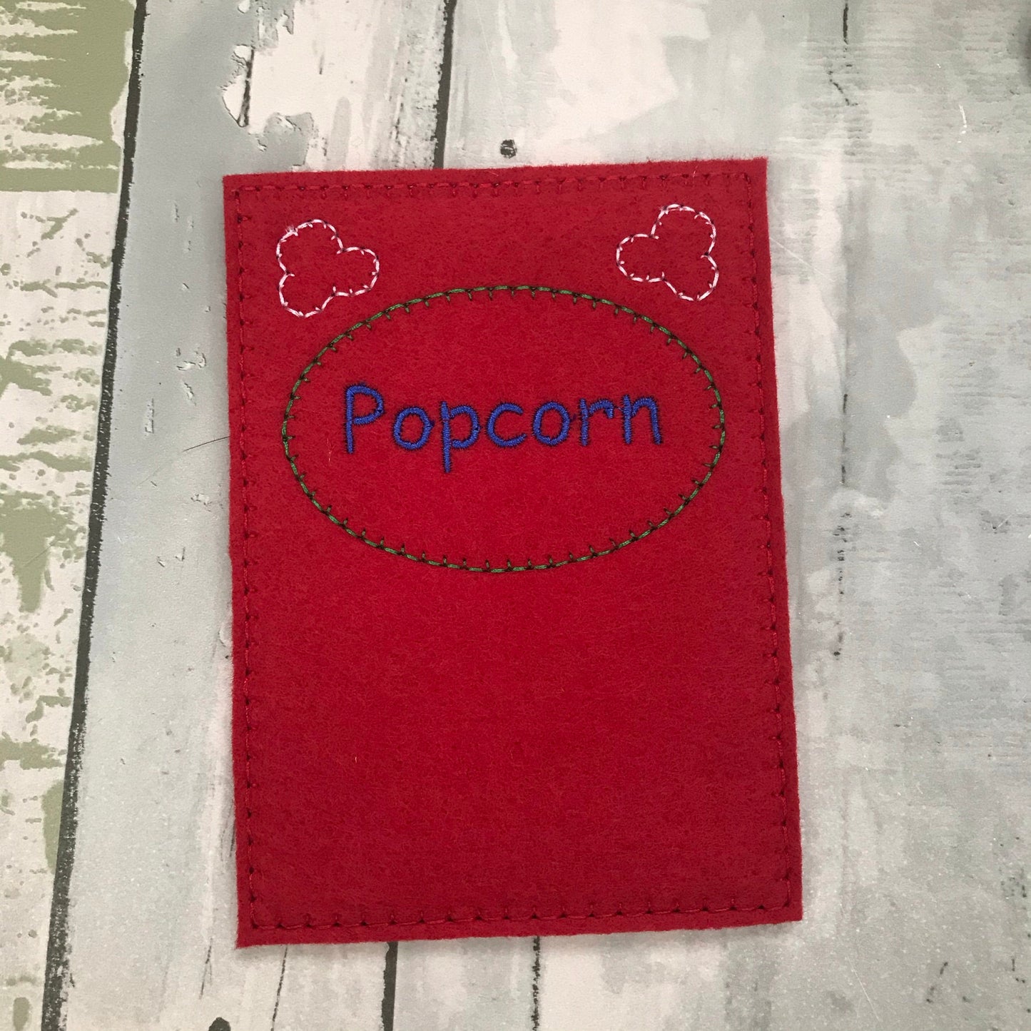 Popcorn Felt Play Food
