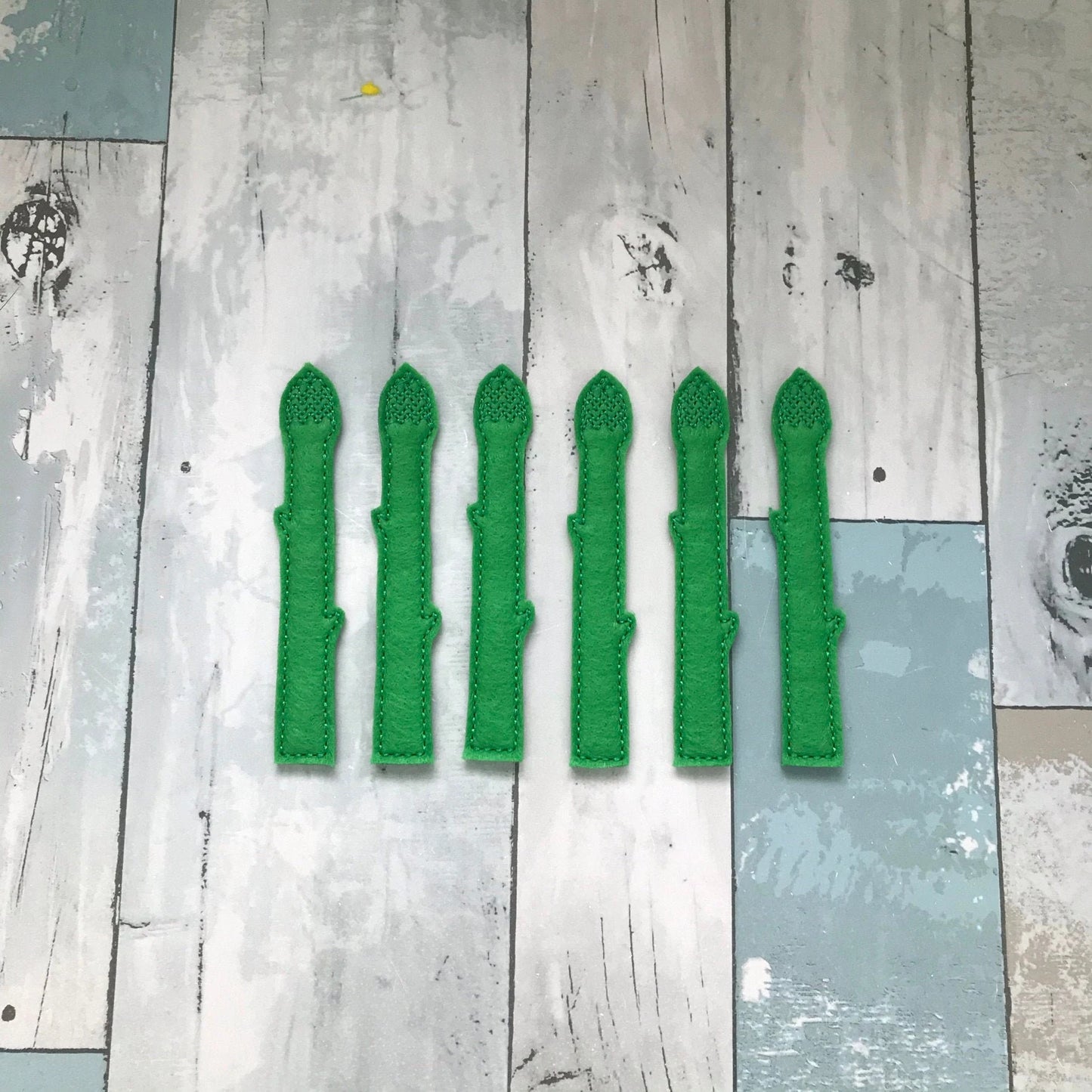 Asparagus Felt Play Food