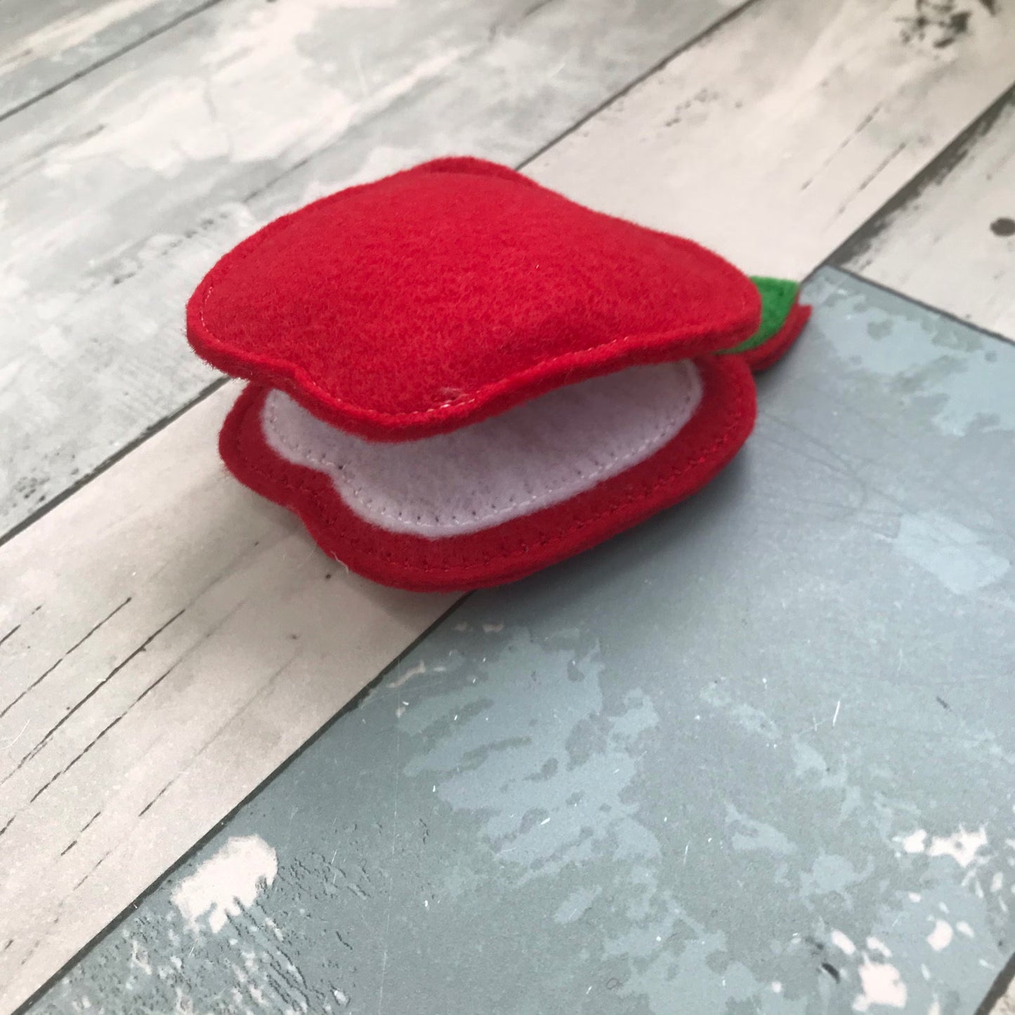Pull Apart Apple Felt Play Food