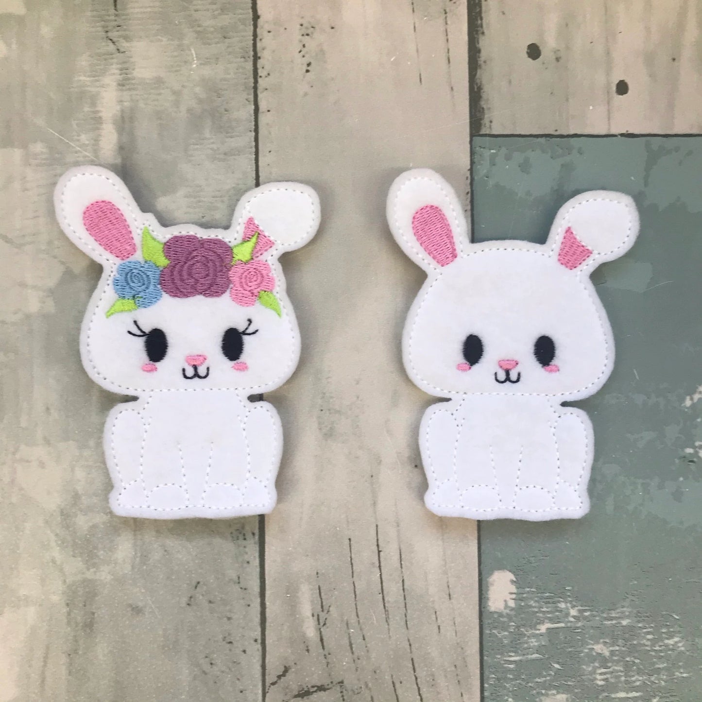 Bunny Couple Finger Puppets