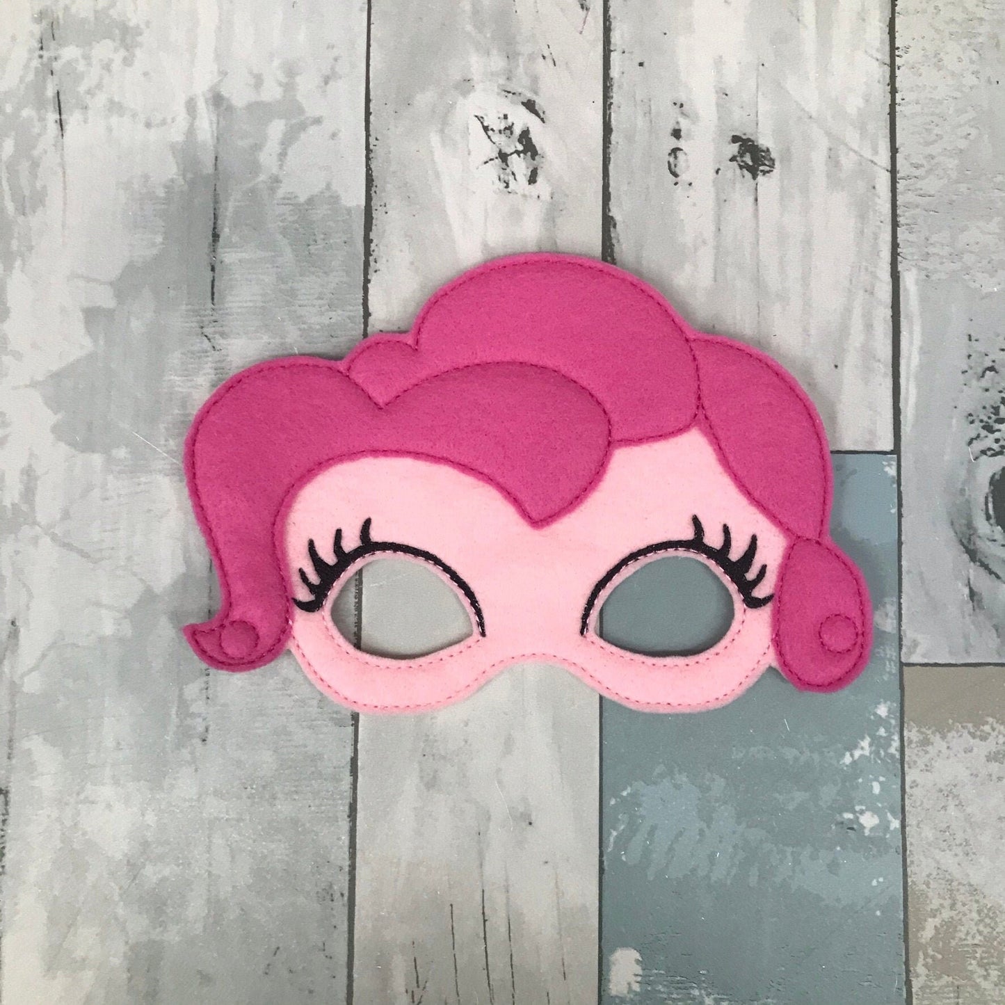 Pink Horse Felt Play Mask