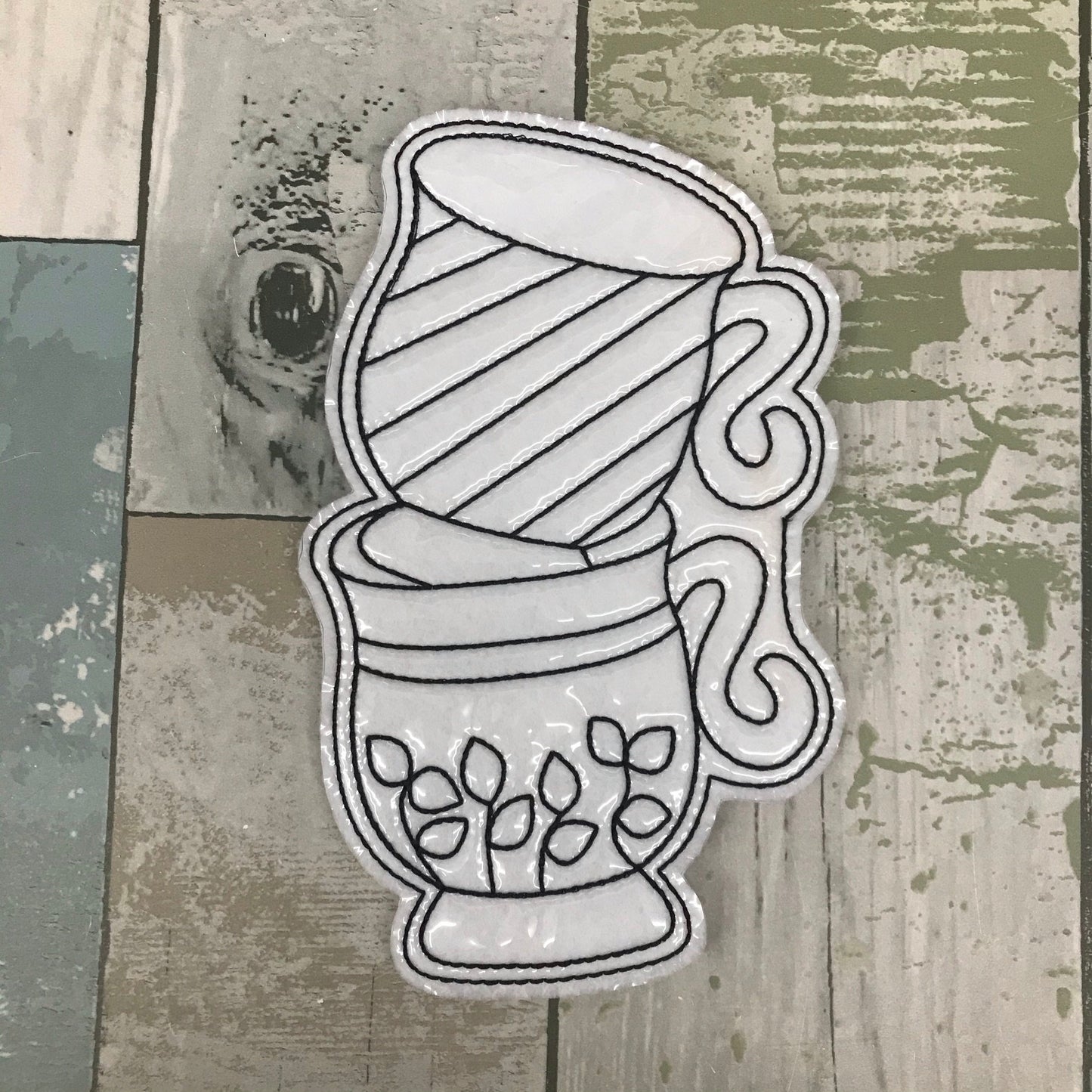 Tea Time Colouring Dolls