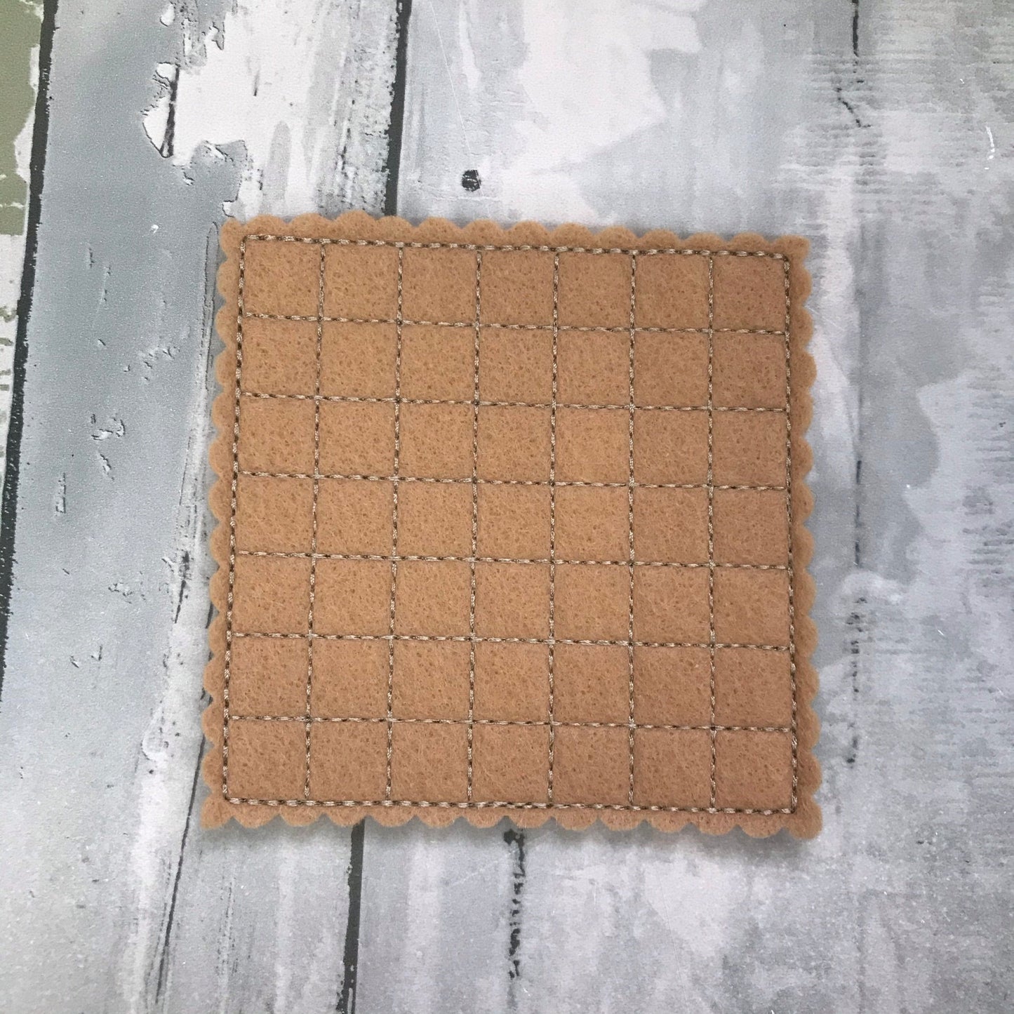 Waffles Felt Play Food