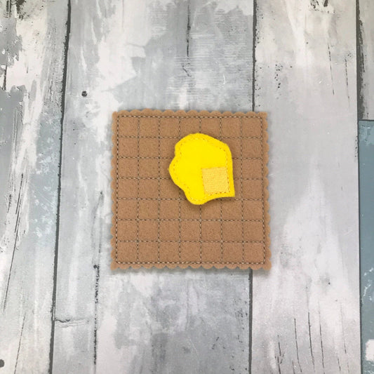 Waffles Felt Play Food