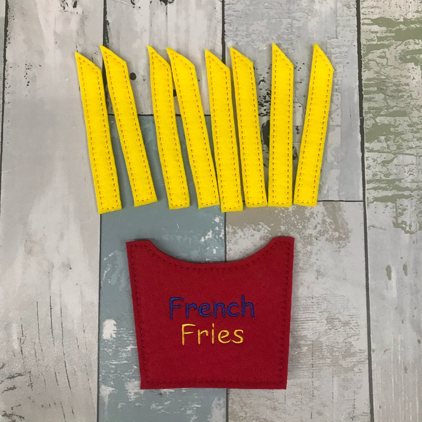 Fries Felt Play Food