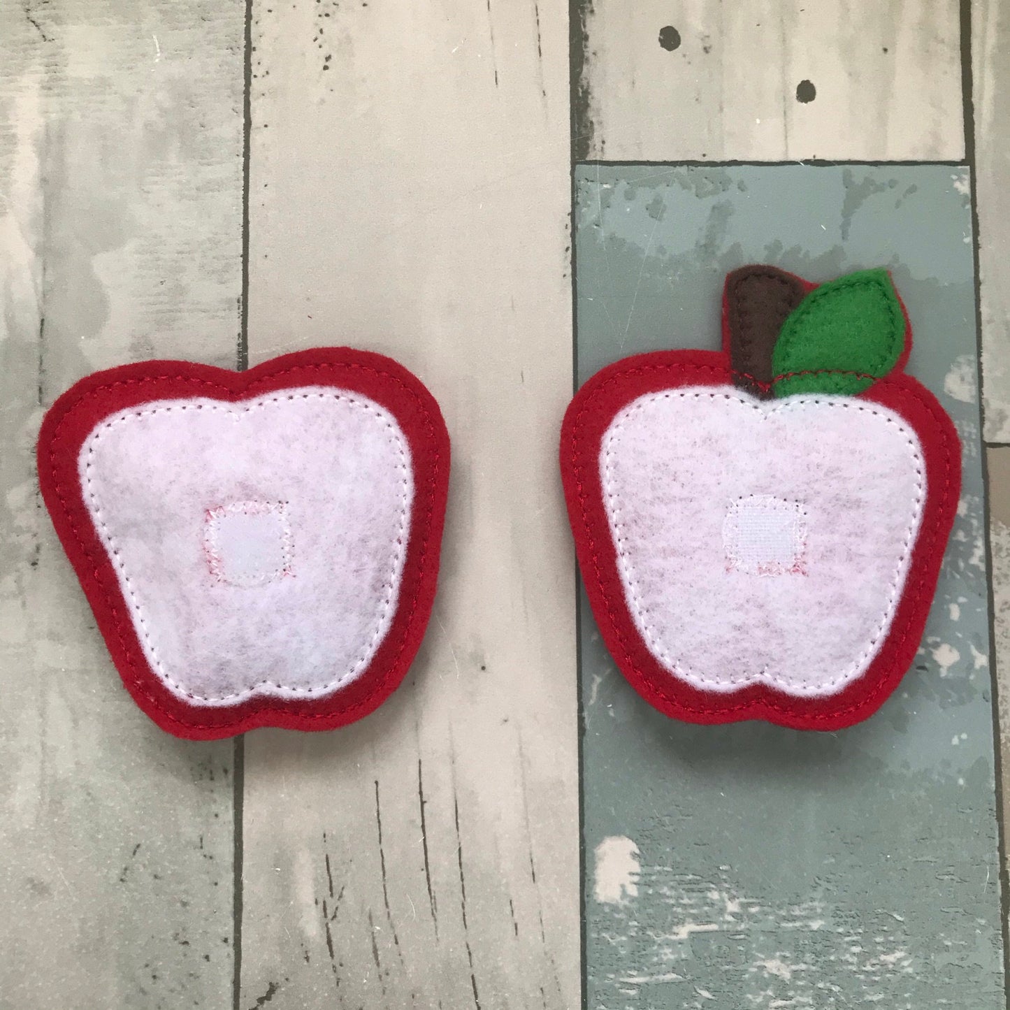 Pull Apart Apple Felt Play Food