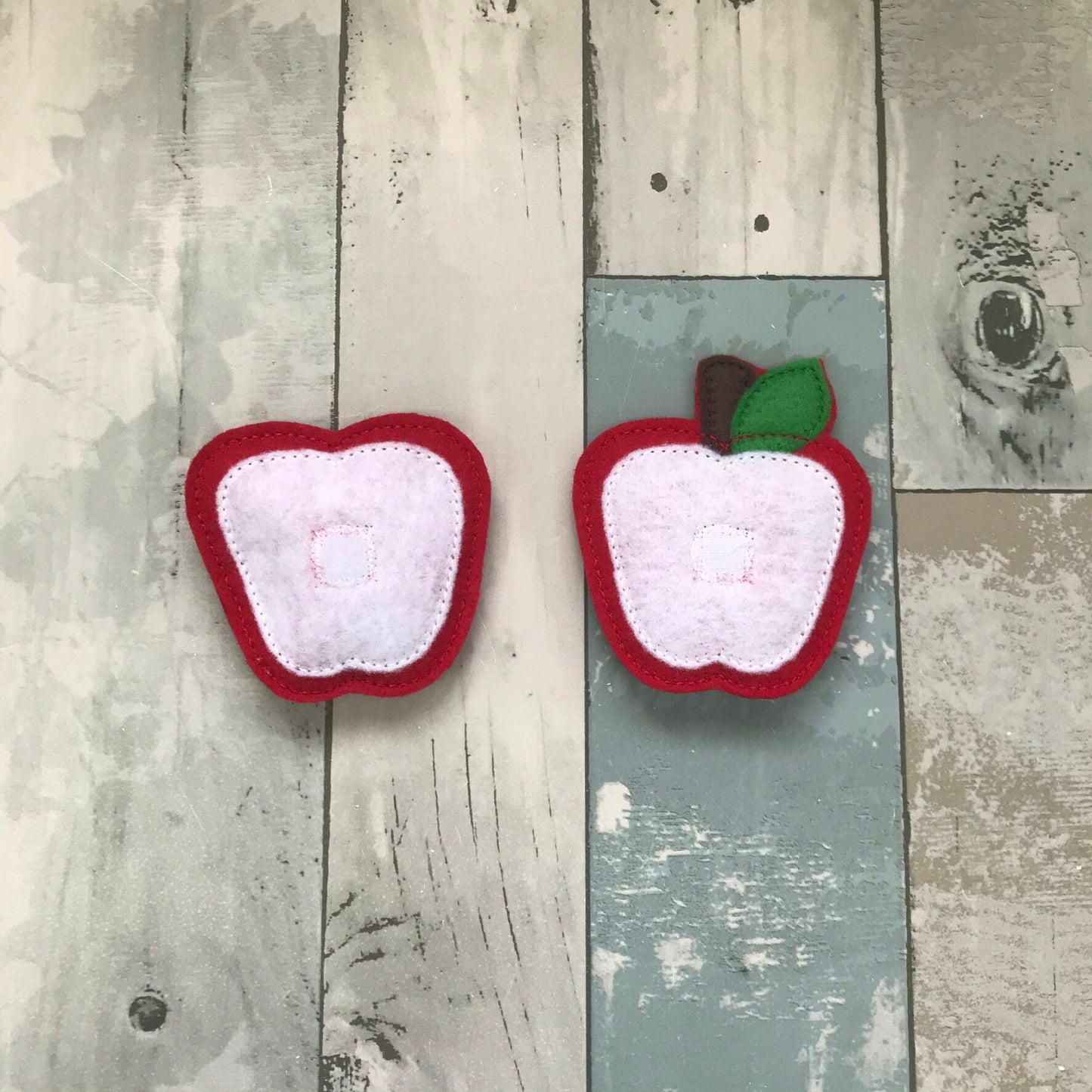 Pull Apart Apple Felt Play Food