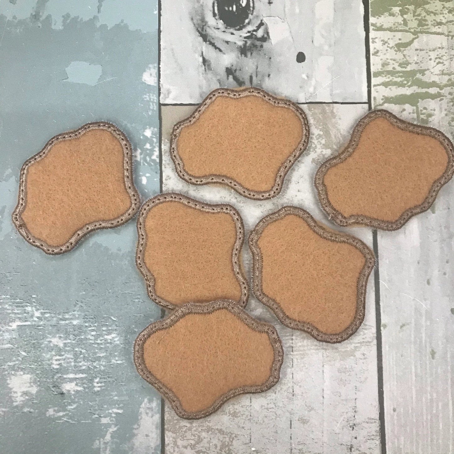 Chicken Nugget Dinner Felt Play Food