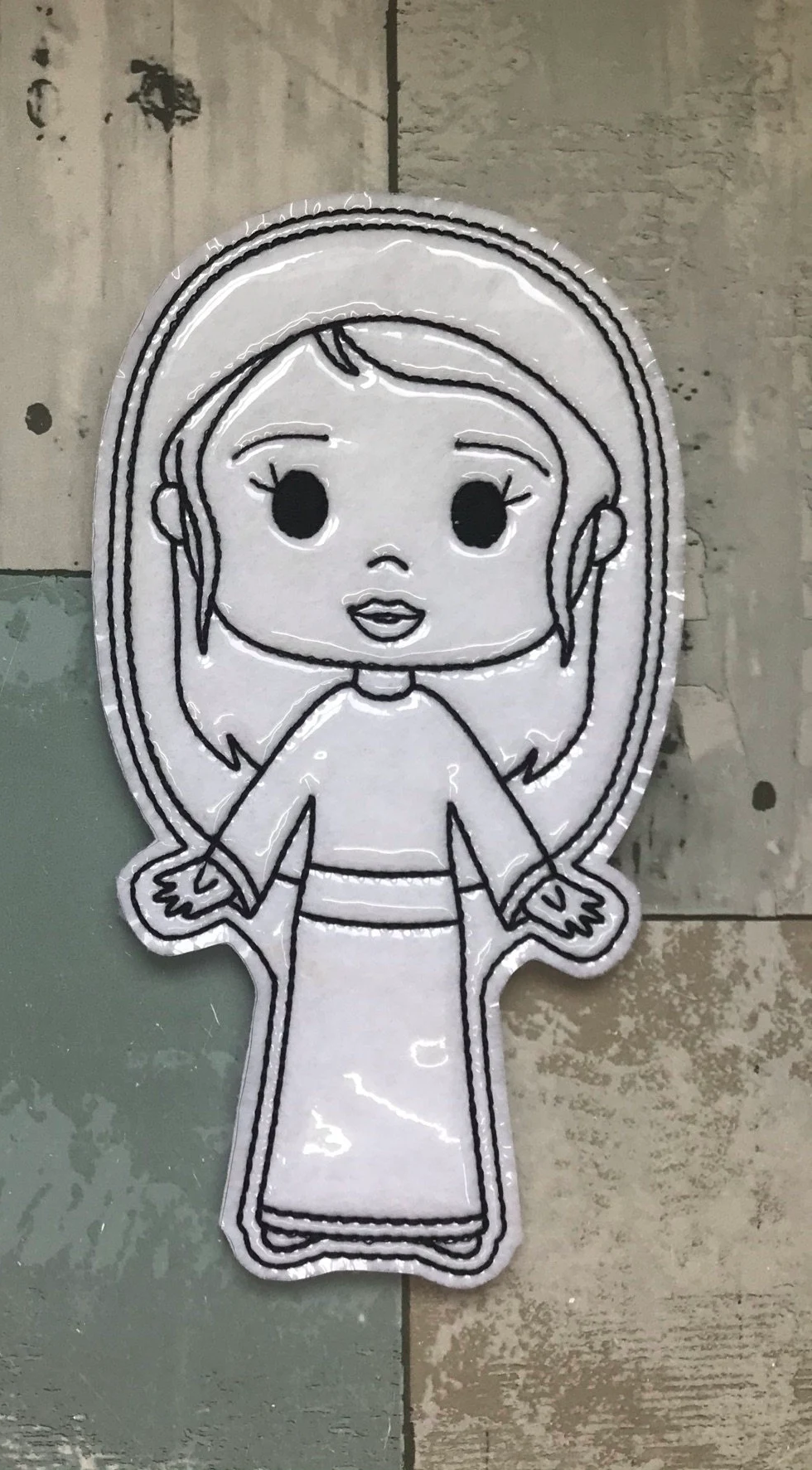 Easter Set 4 Colouring Dolls