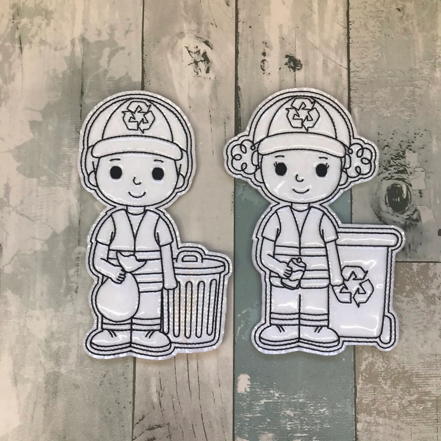 Recycle Kids Colouring Dolls
