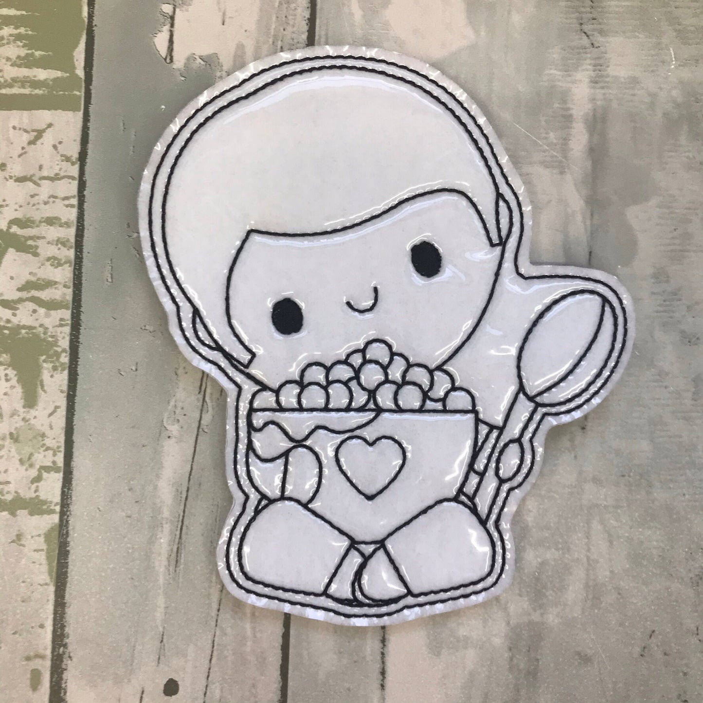 Breakfast Kids Colouring Dolls