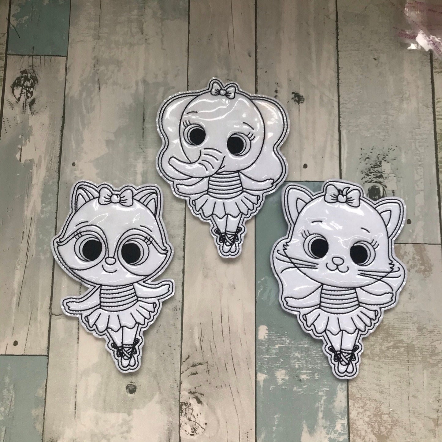 Ballerina Animals Colouring Dolls