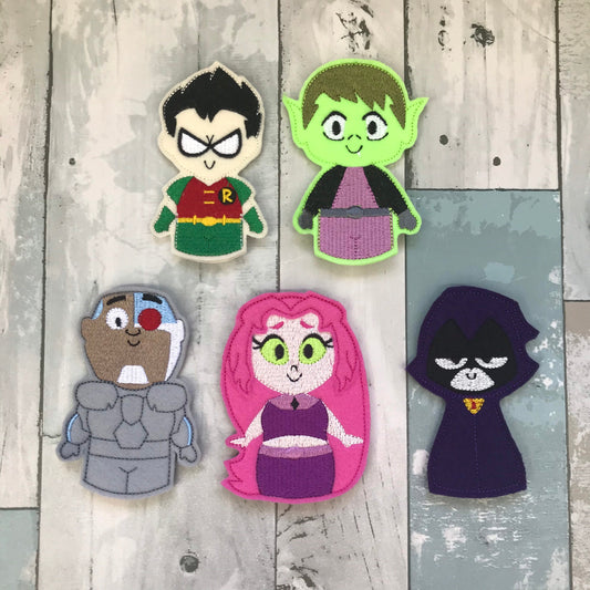 Crime Fighting Kids Finger Puppets