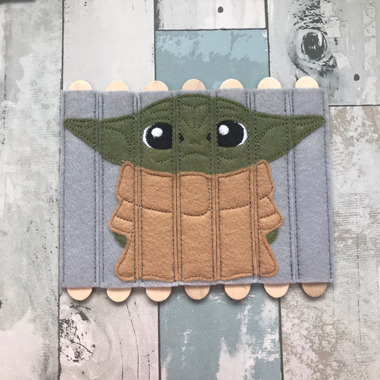 Green Space Baby Felt Stick Puzzle