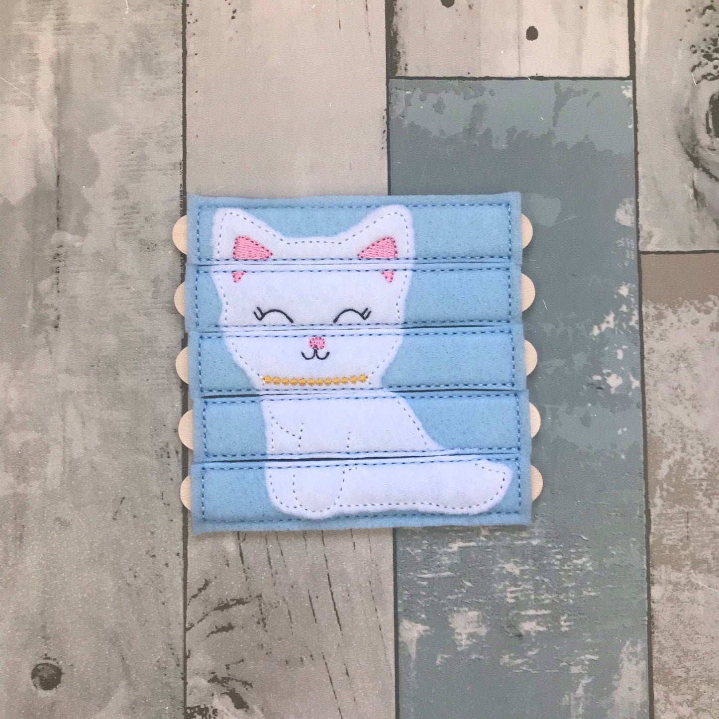 Pretty Kitty Felt Stick Puzzle