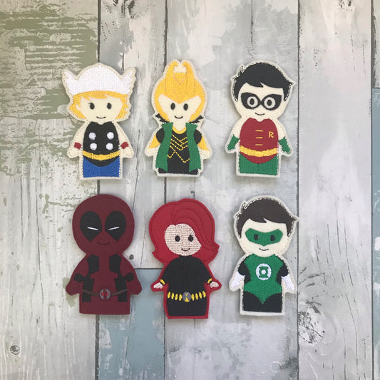 Superhero Finger Puppets Set #2