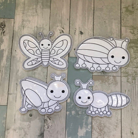 Bugs Set 2 Colouring Dolls