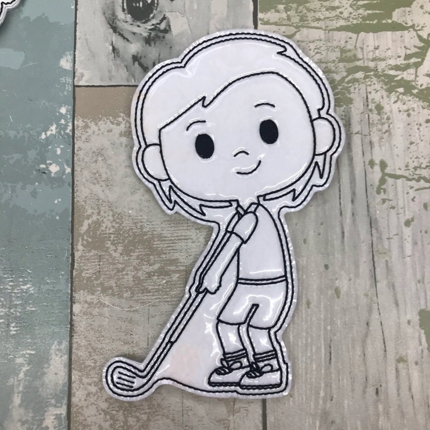 Golf Colouring Dolls