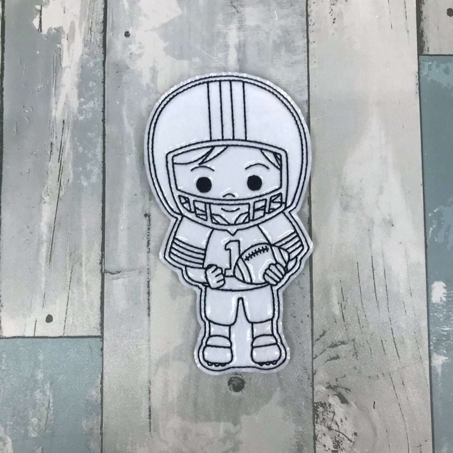 Football Player Colouring Dolls