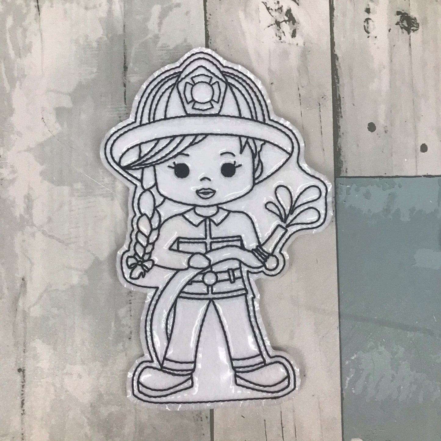 Fire Fighters Colouring Dolls