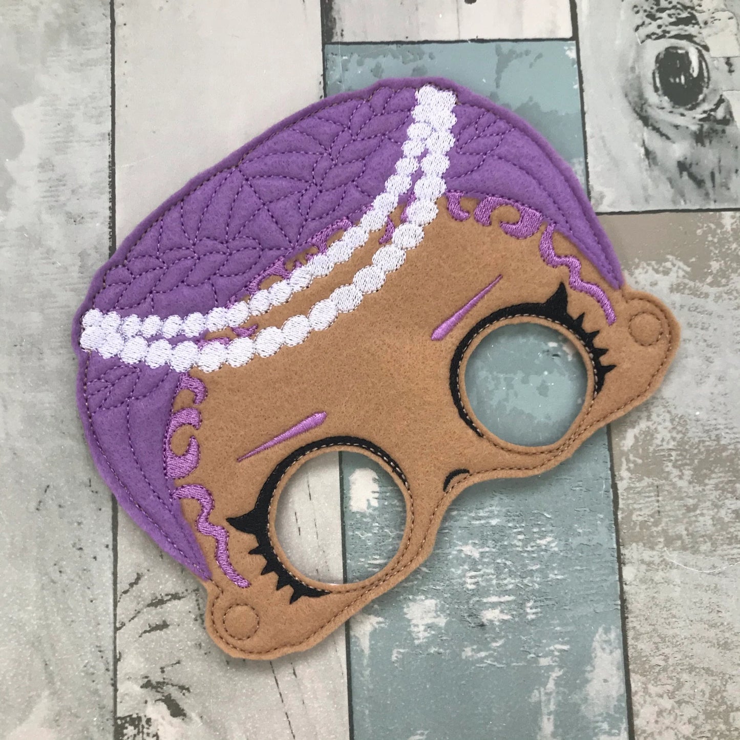 Mermaid Girl Felt Play Masks