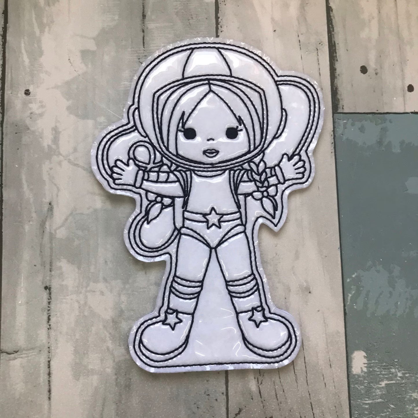 Space Set 2 Colouring Dolls
