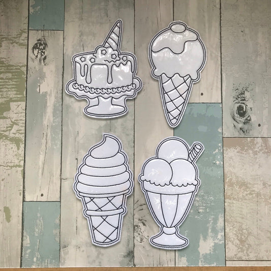 Ice Cream Colouring Dolls