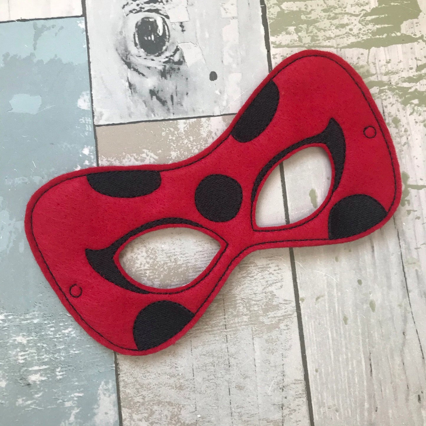 Lady Bug Felt Play Mask