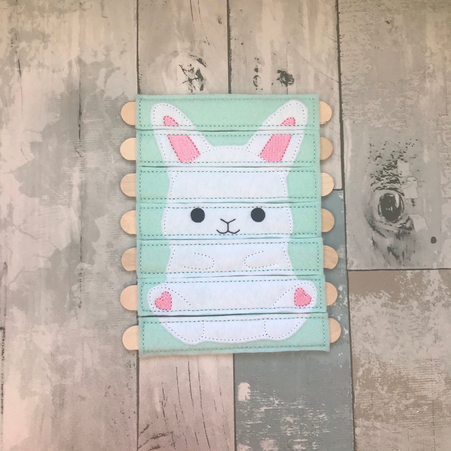 Bunny Felt Stick Puzzle