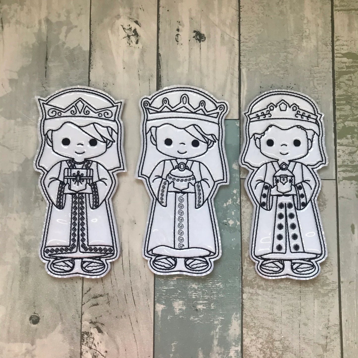 Nativity Set 3 Colouring Dolls