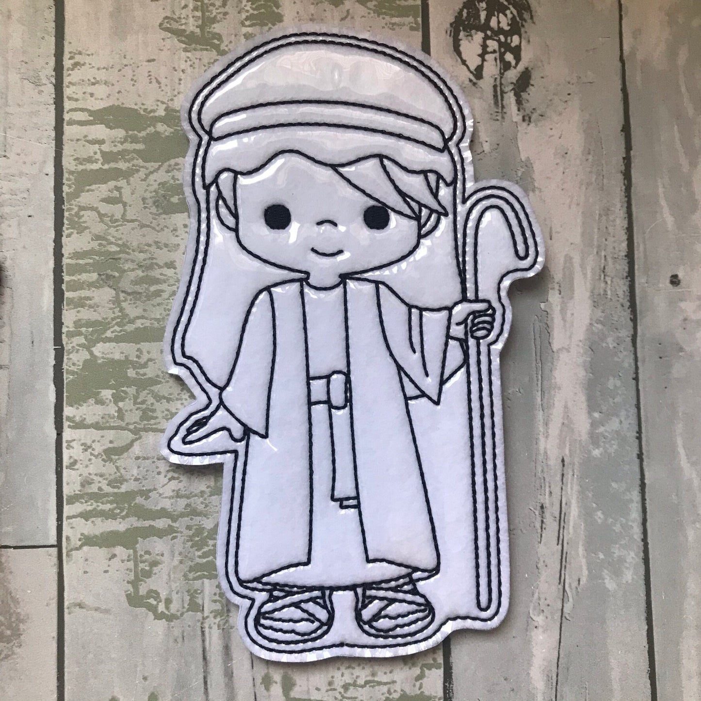 Nativity Set 2 Colouring Dolls