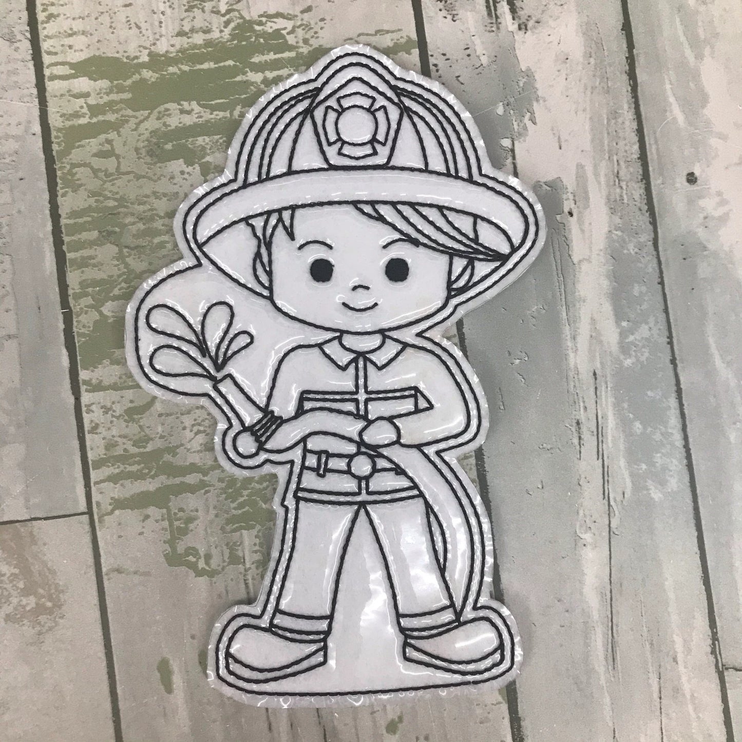 Fire Fighters Colouring Dolls