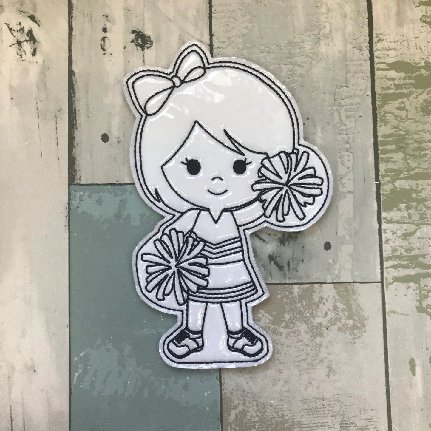 Cheerleader Colouring Doll