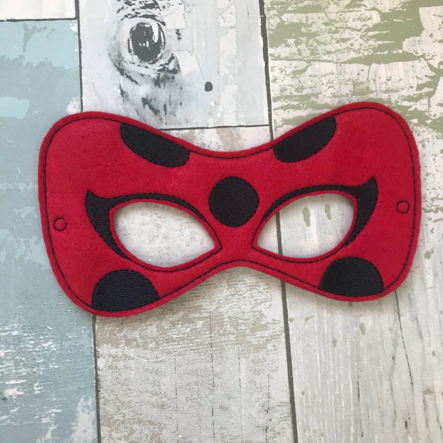 Lady Bug Felt Play Mask