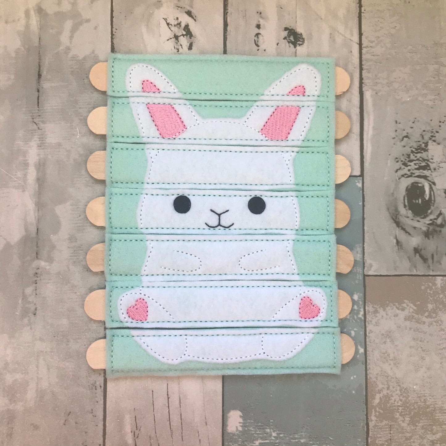 Bunny Felt Stick Puzzle