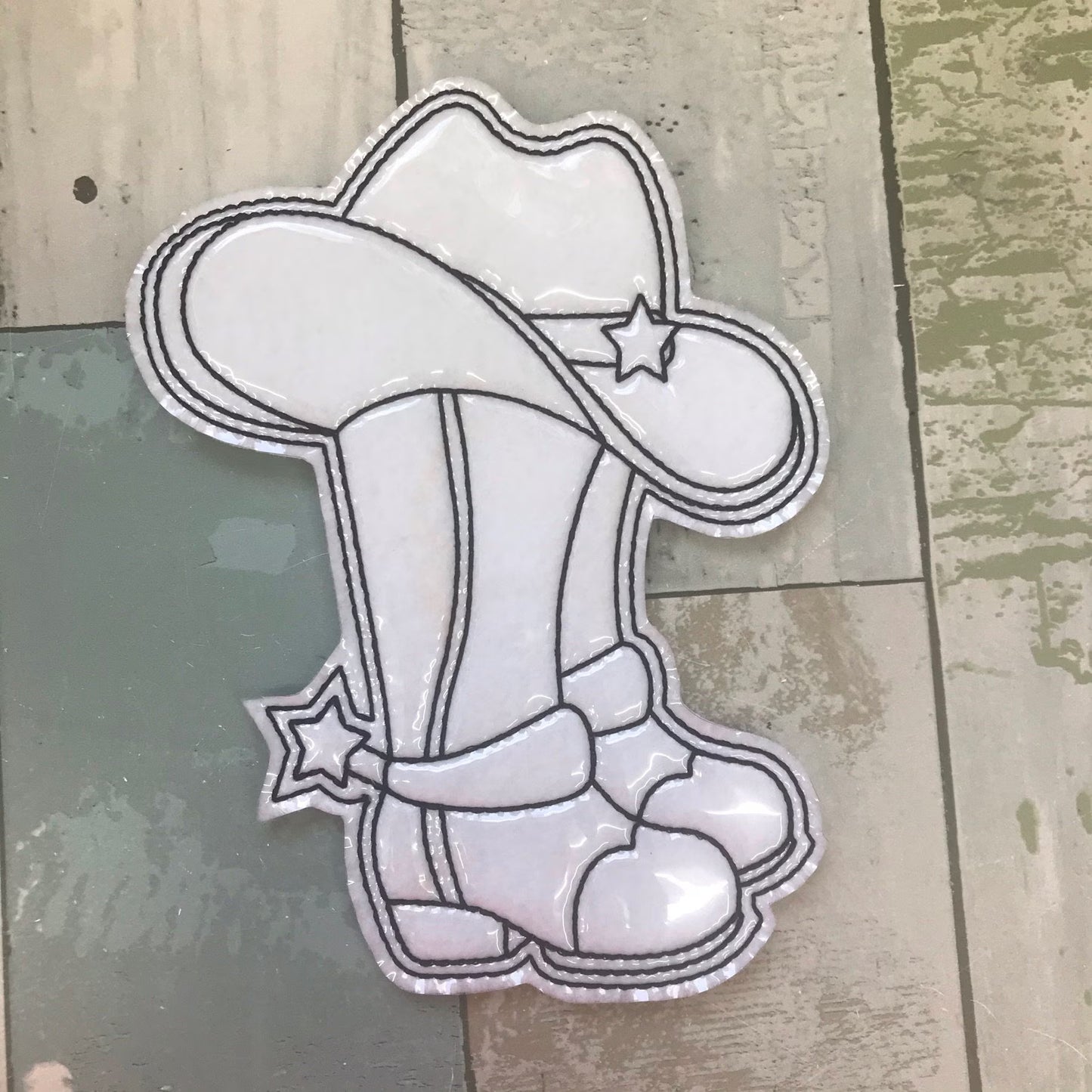 Cowboy Colouring Dolls