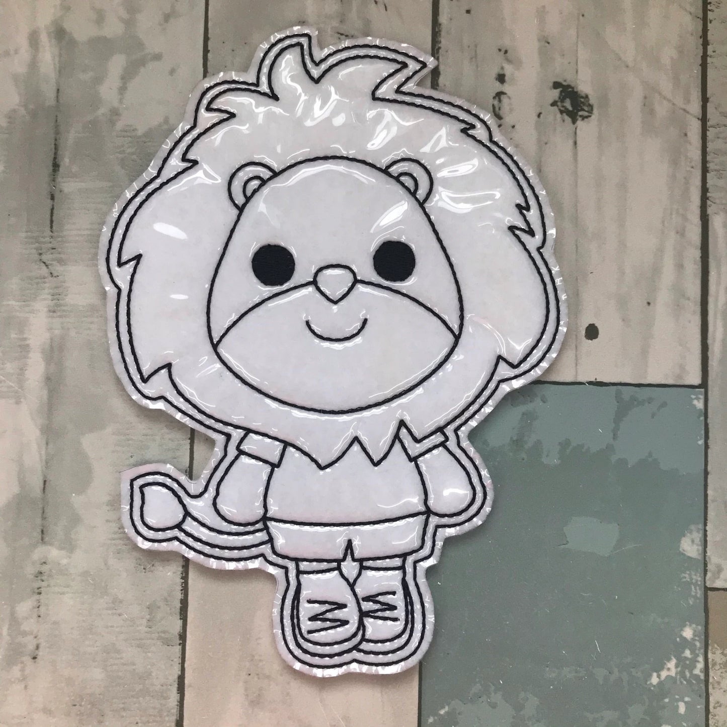 School Lion Colouring Dolls