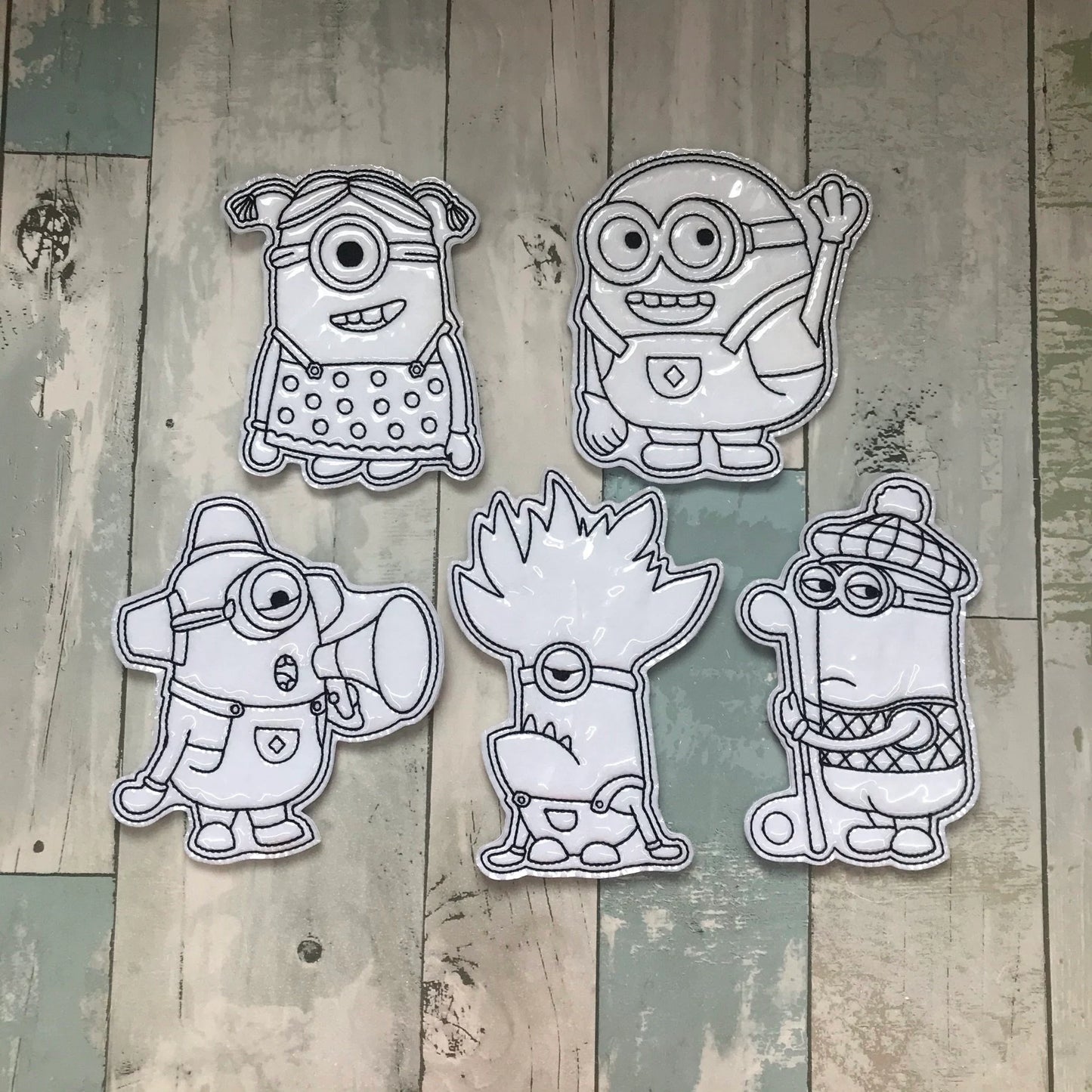 Yellow Helpful Friends Set 2 Colouring Dolls