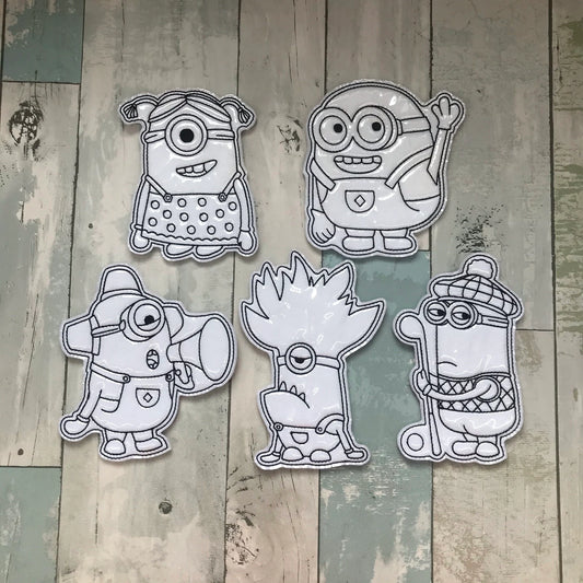 Yellow Helpful Friends Set 2 Colouring Dolls