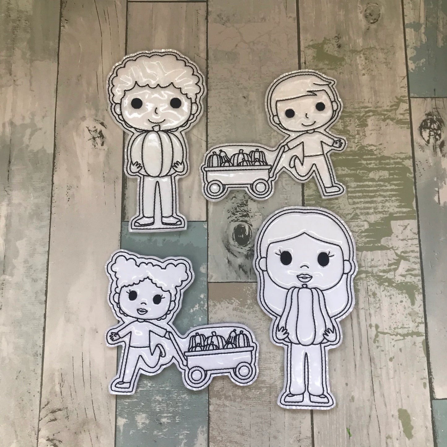 Pumpkin Kids Colouring Dolls