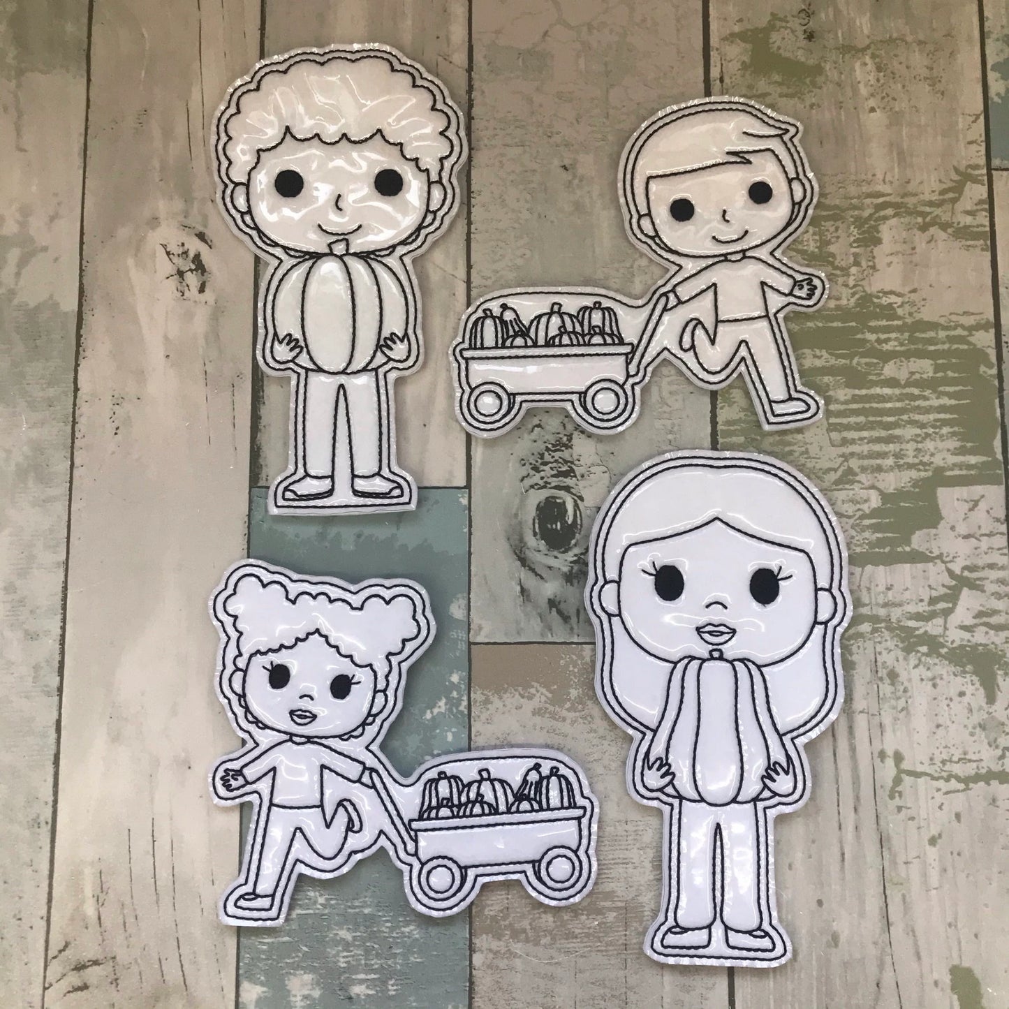 Pumpkin Kids Colouring Dolls