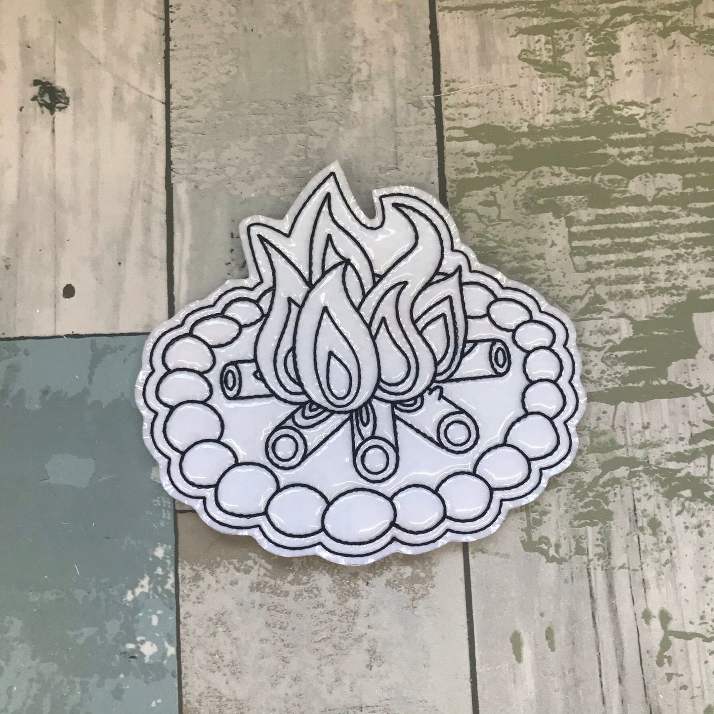 Campfire Colouring Doll