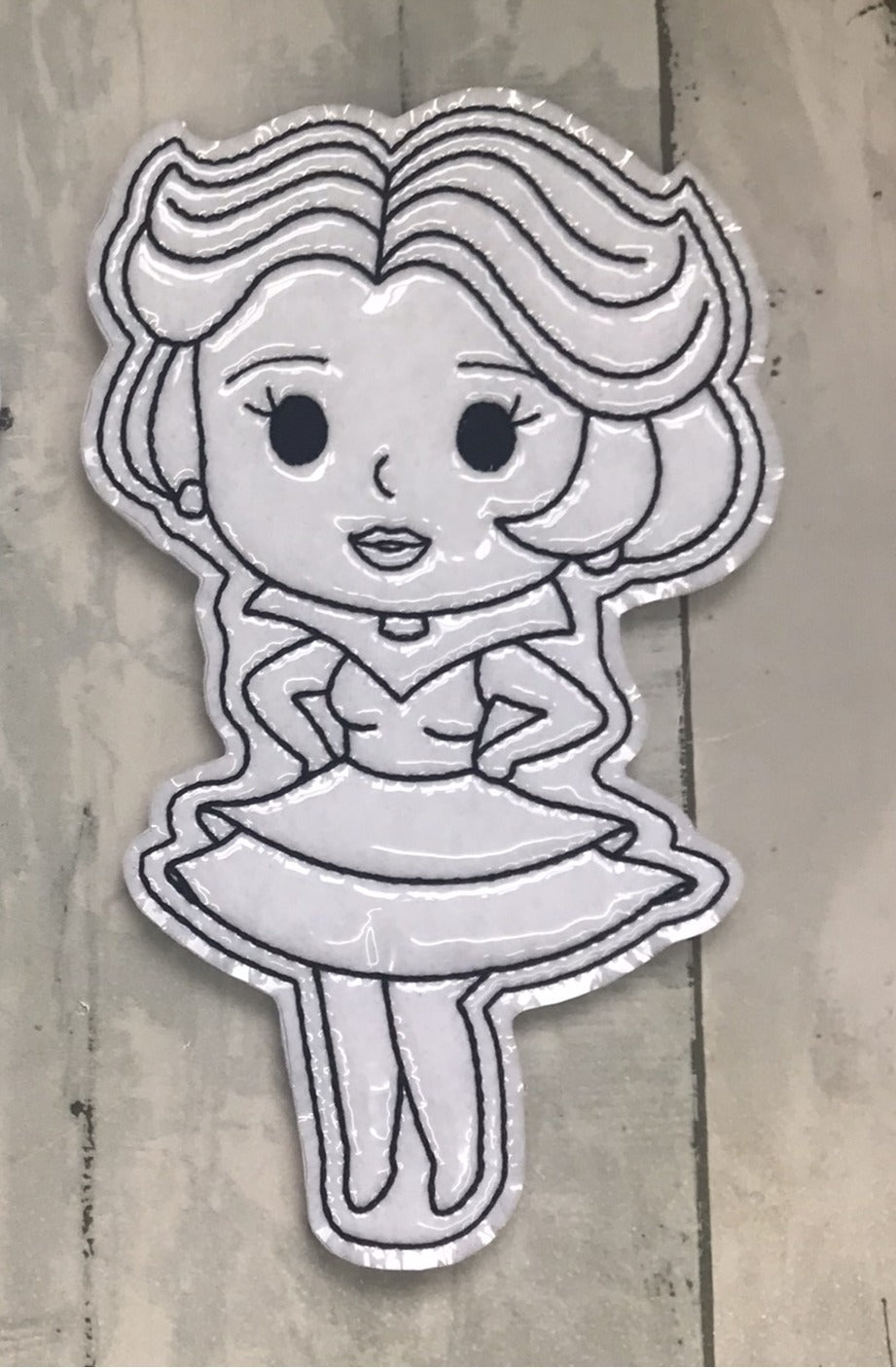 Futuristic Space Family Colouring Dolls