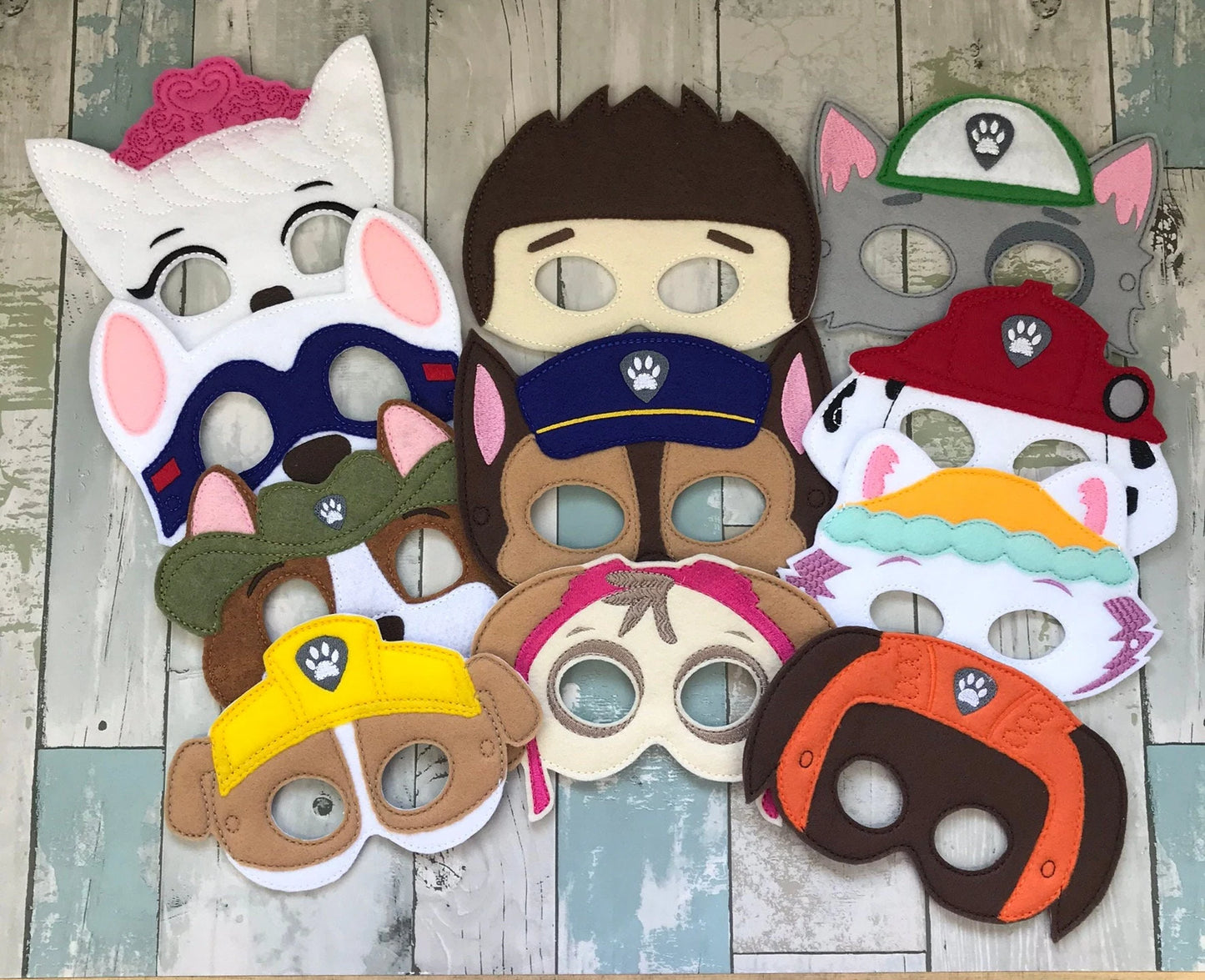 Helpful Pups Felt Play Masks