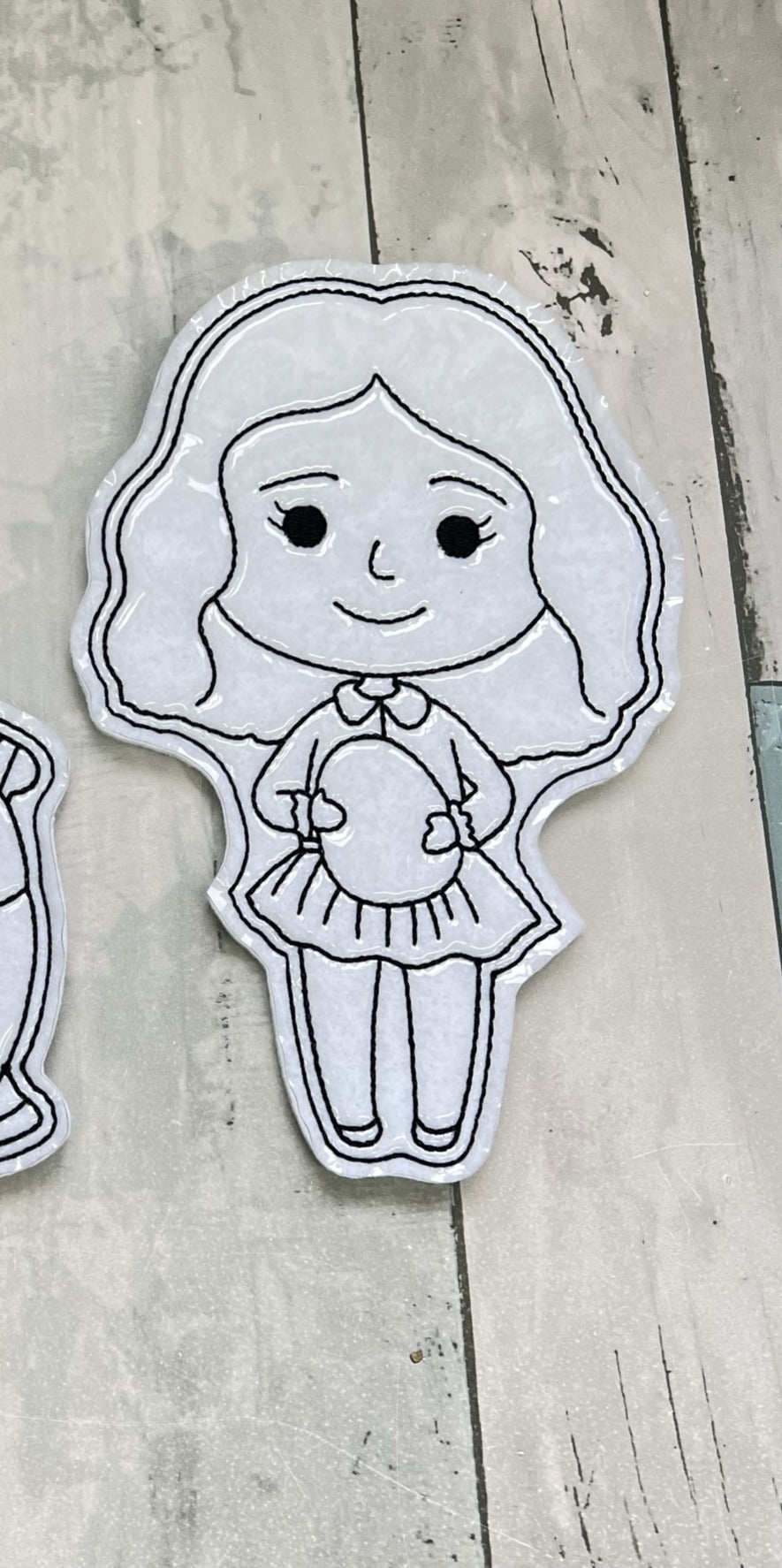 Chocolate Maker Colouring Dolls